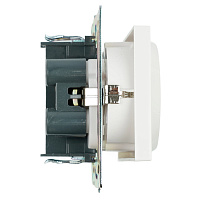 Розетка 2-местная с/з (механизм), STEKKER GLS16-7114-01, с защитной шторкой, 250В, 16А, серия Катрин, белый 39574 Розетка 2-местная с/з (механизм), STEKKER GLS16-7114-01, с защитной шторкой, 250В, 16А, серия Катрин, белый 39574