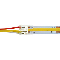 Соединитель лента-блок питания 12мм для CCT COB ленты шириной 10 мм, LD173  Артикул 52004