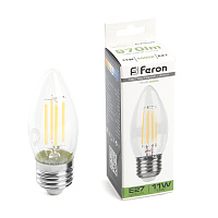 Лампа светодиодная Feron LB-713 Свеча E27 11W 230V 4000K 38273 Лампа светодиодная Feron LB-713 Свеча E27 11W 230V 4000K 38273