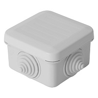 Коробка разветвительная STEKKER EBX10-34-55, 70*70*40мм, 4 ввода, IP55, светло-серая (GE41236) 39997 Коробка разветвительная STEKKER EBX10-34-55, 70*70*40мм, 4 ввода, IP55, светло-серая (GE41236) 39997