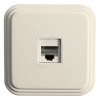 Розетка компьютерная 1-местная STEKKER, PST00-21-20 (РК8-01-БЖ), RJ-45, IP20, слоновая кость 49062 Розетка компьютерная 1-местная STEKKER, PST00-21-20 (РК8-01-БЖ), RJ-45, IP20, слоновая кость 49062