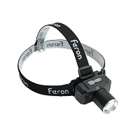 Фонарь налобный FERON TH2314 c аккумулятором 20W, 2500mAh IP44, USB type-C, Алюминий 51621 Фонарь налобный FERON TH2314 c аккумулятором 20W, 2500mAh IP44, USB type-C, Алюминий 51621