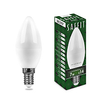 Лампа светодиодная SAFFIT SBC3707 Свеча E14 7W 230V 2700K 55030 Лампа светодиодная SAFFIT SBC3707 Свеча E14 7W 230V 2700K 55030