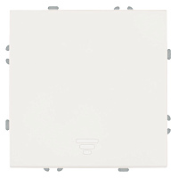 Выключатель 1-клавишный самовозвратный (механизм), STEKKER, 250В, 10А, серия Эмили, RSW10-5112-01, белый фарфор, soft touch 50324