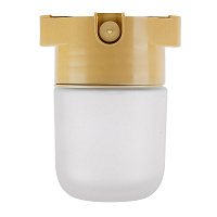 Светильник НББ 01-60-001 138х105х84мм, E27 max 60Вт, прямой пласт. корпус, стекло, IP65, бежевый 53168