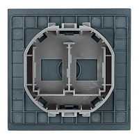 Заглушка (механизм), STEKKER, серия Мия, RST00-3116-05, черный бархат 50470