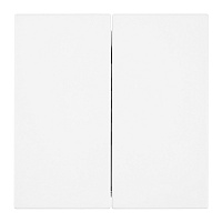 Выключатель 2-клавишный (механизм), STEKKER, 250В, 10А, серия Мия, RSW10-3104-01, белая магнолия 50429