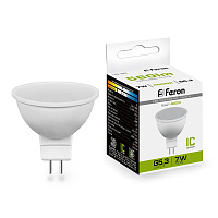 Лампа светодиодная Feron LB-26 MR16 G5.3 7W 175-265V 4000K 25236 Лампа светодиодная Feron LB-26 MR16 G5.3 7W 175-265V 4000K 25236