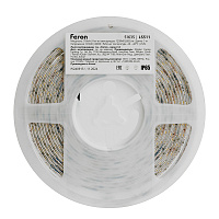 Светодиодная LED лента Feron LS511, 120SMD(2835)/м 11Вт/м 24V 5000*8*1.22мм 4000К IP65 Светодиодная LED лента Feron LS511, 120SMD(2835)/м 11Вт/м 24V 5000*8*1.22мм 4000К IP65
