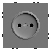 Розетка 1-местная с защитной шторкой (механизм), STEKKER, б/з, 250В, 16А, серия Эмили, RST16-5109-10, платиново-серый, soft touch 49954 Розетка 1-местная с защитной шторкой (механизм), STEKKER, б/з, 250В, 16А, серия Эмили, RST16-5109-10, платиново-серый, soft touch 49954