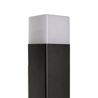 Светильник садово-парковый Feron DH0208, столб,  E27 230V, черный 11684