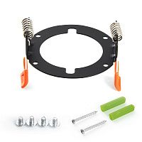 Светильник потолочный Feron HL355 12W, 230V, GX53, черный 41508 Светильник потолочный Feron HL355 12W, 230V, GX53, черный 41508