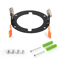 Светильник потолочный Feron HL354 12W, 230V, GX53, черный 41506 Светильник потолочный Feron HL354 12W, 230V, GX53, черный 41506