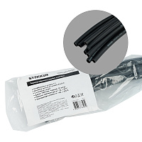 HSTG-642-100BK Термоусадочная трубка клеевая 6,4/2,0 длина 100 см., усадка 3:1, черный 39753