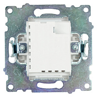 Розетка USB 2-местная + type C (механизм), STEKKER GLS10-7116-01, 250В, 3А, max 20W, серия Катрин, белый 50051