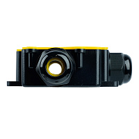 Распределительная коробка STEKKER LD550, количество вводов: 3, поликарбонат, нейлон, цвет черный, размер 126,2*102,8*35,3мм. 50552