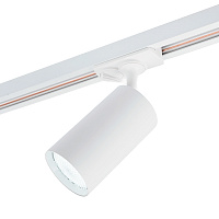 Светильник Feron AL198 трековый однофазный на шинопровод под лампу GU10, белый с антибликовой сеточкой  Артикул 48939