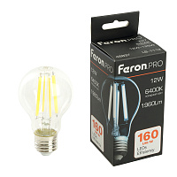Лампа светодиодная Feron.PRO LB-1112 Шар E27 1960LM 12W 175-265V 6400K 48897 Лампа светодиодная Feron.PRO LB-1112 Шар E27 1960LM 12W 175-265V 6400K 48897