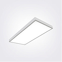 Офисный светильник серии TR Армстронг 595х295х48, IP54, 18Вт, 4000К, опал с равномерной засветкой