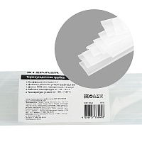 Термоусадочная трубка STEKKER HST-2512-100TR, длина 100 см., коэф. усадки 2:1, прозрачный  39745