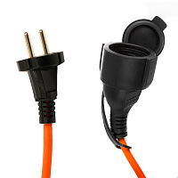 STD08-21-30 Удлинитель-шнур 1-местный ПВС б/з 2*1,5мм2, IP54, 30м, 16А, серия Standart 50341